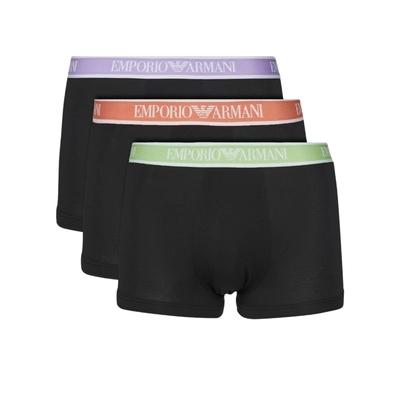 Emporio Armani Men's Black Boxer Shorts 3-pack - Underwear Set, Size L