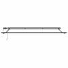 Manual Awning Frame with LEDs Cream and Anthracite 4 X 3 M