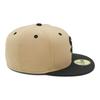 New Era 59FIFTY Cap MLB Chicago White Sox CWS Camel Beige 8 ONSPOTZ Exclusive and 5950 SOX Straight Flat Visor Deep BB Cap with UV Protection for