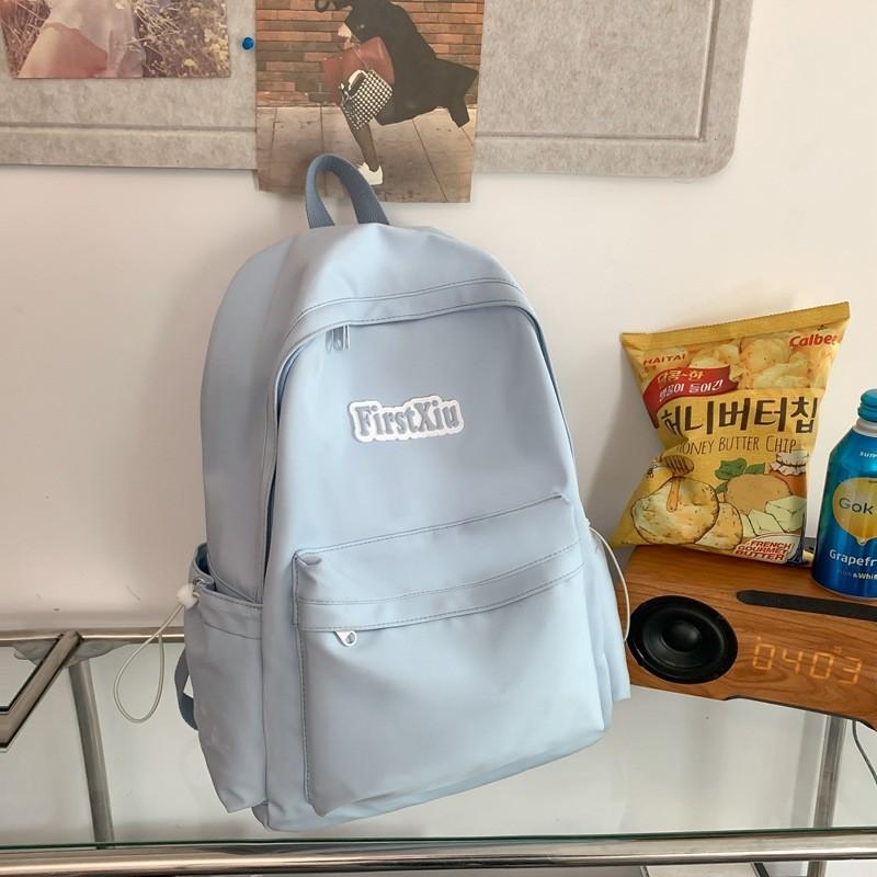 Pattern Youth Letter Fashion Backpack With Laptop Pocket For Commuting Daily