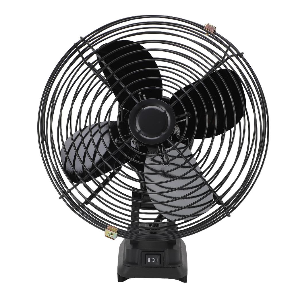 Cordless Jobsite Fan Fit for BL1840 Battery Portable 35W 4000RPM 8in Iron Blades 2 USB Ports Construction Site Outdoor