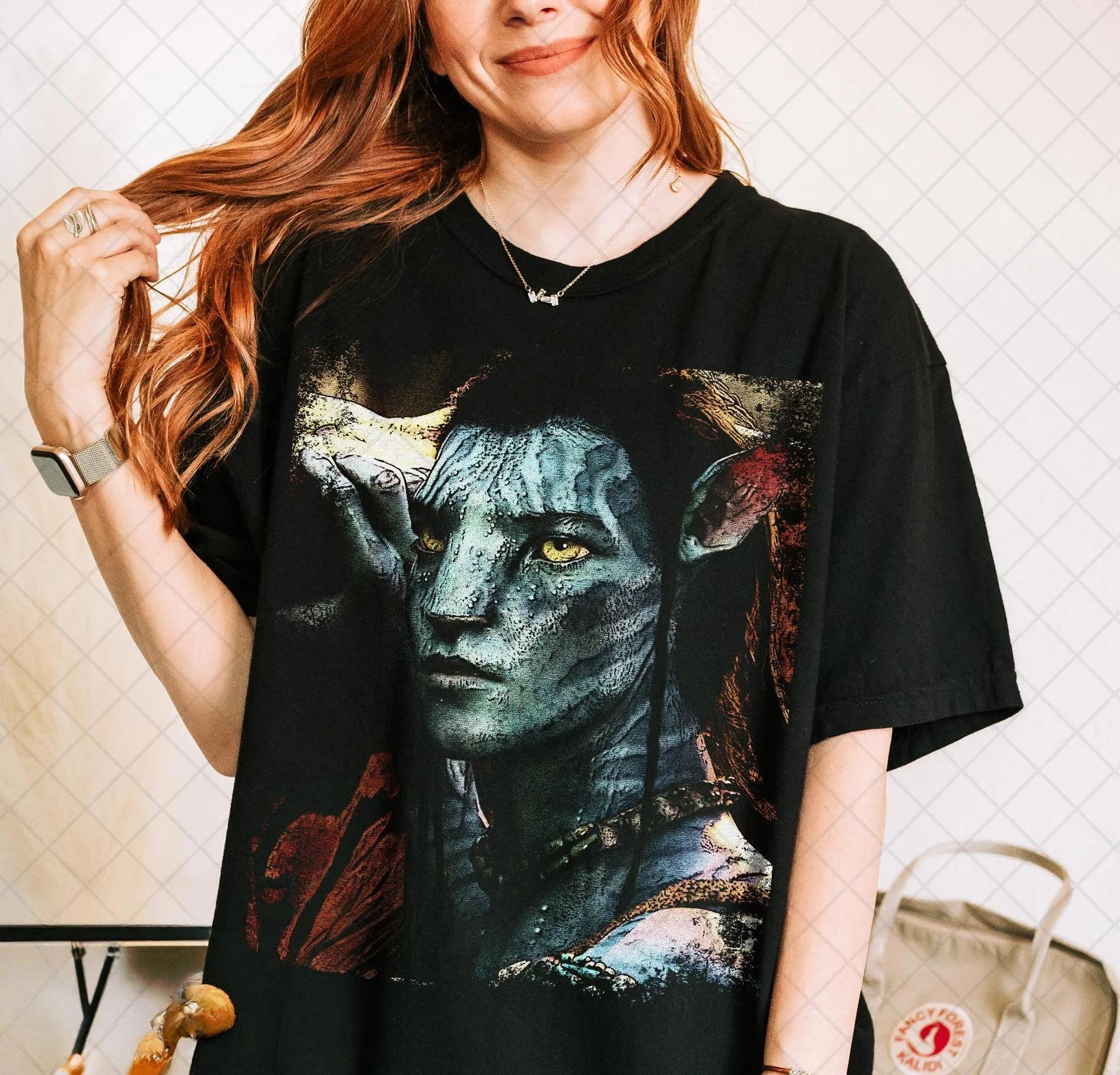 

2025Comfort Colors Jake Sully T-Shirt Jake Sully Avatar The Way of Water Animal Kingdom Graphic 100% Pure Cotton Printed T-shirt XL