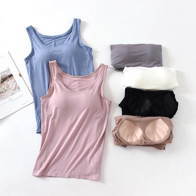 Women's Padded Camisole Top - Wireless Bra-T