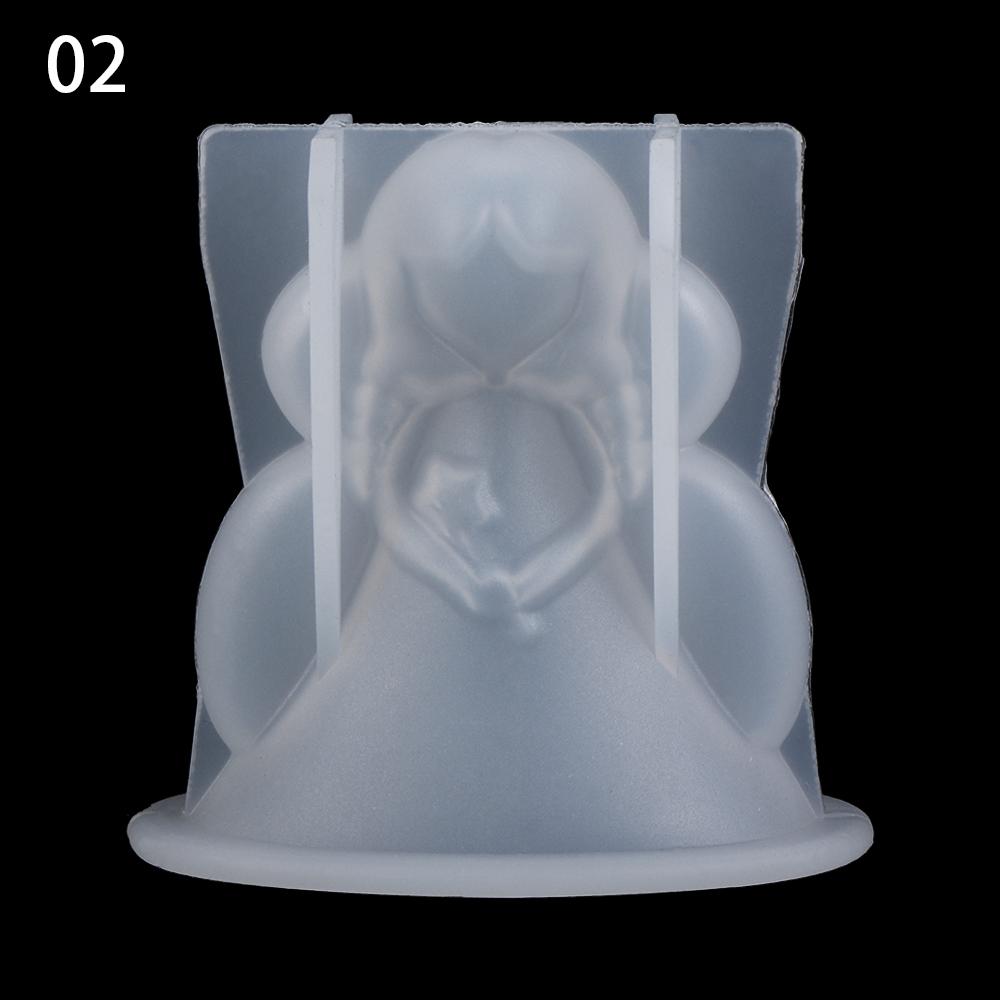 DIY Ornament Xmas Tree Santa Claus Christmas Silicone Mould Epoxy Resin Molds Crystal Resin Mold Jewelry Making Tools