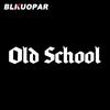 BLKUOPAR for Old School Car Stickers Fashionable Simple Decals Waterproof Sunscreen Windows RV Motorcycle Decor Car Styling