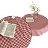 Elegant Ins Korean Style Plaid Tablecloth For Home Decoration And Desk Cloth