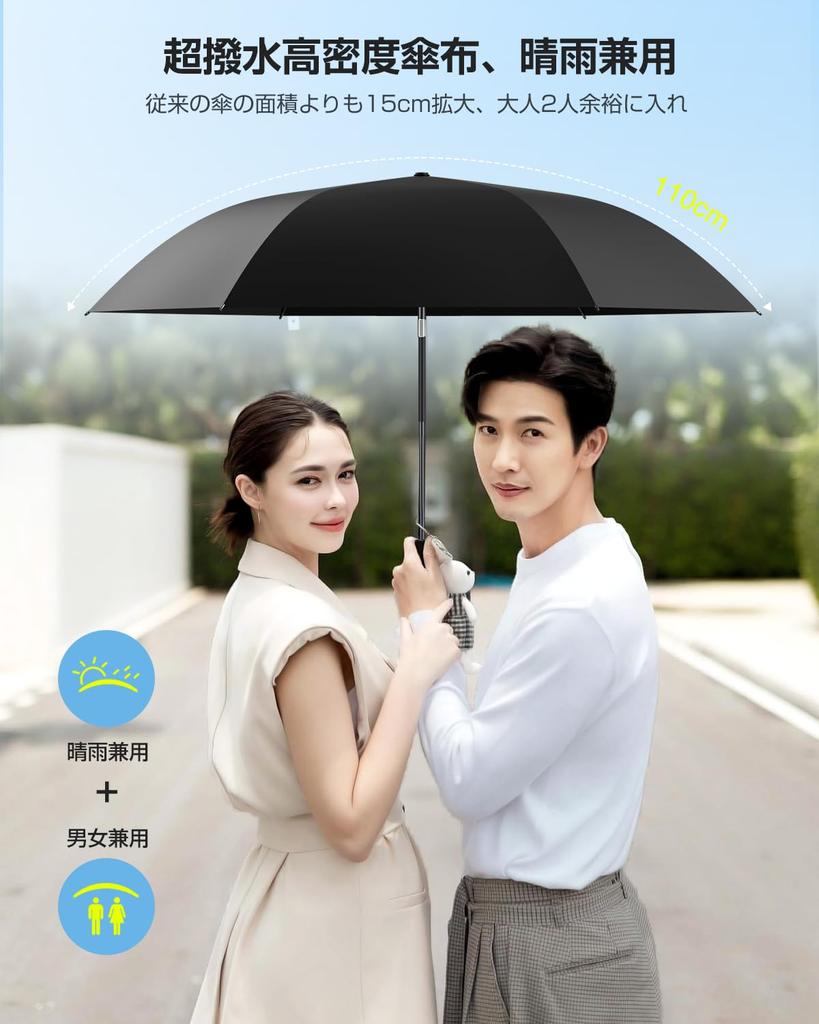 JIS Certified Folding Parasol with UV Heat and Safety Automatic Industry Blozey Folding Heatstroke Skin Folding Umbrella for Sun and and Rain Umbrella