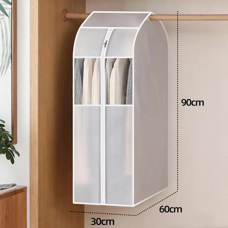 Three-dimensional Bedroom Dust Cover Large Space Thick Clothes Down Jacket Dust Cover Semi-transparent Clothing Dust Cover