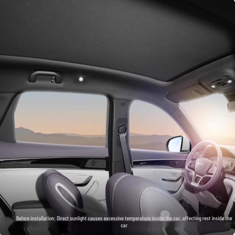 BYD Fangchengbao Bao7 Full Car Sunshade: Privacy, Cooling, Heat Insulation, and Full Blackout for Parking & Camping