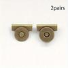 Metal Magnetic Snap Buttons  Black Golden Silvery and Bronze Colors Perfect for Bags, Boxes, Etc