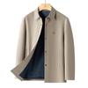 MONTAGUT Men's Windproof Business Casual Jacket with Striped Lining