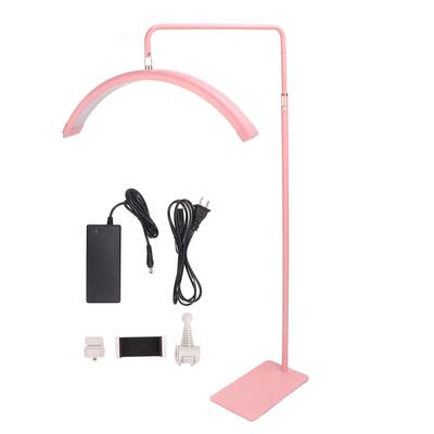 50W Eyelash LED Floor Light 28inch Half Moon Shape Beauty Floor Light for Beauty Salon Dental