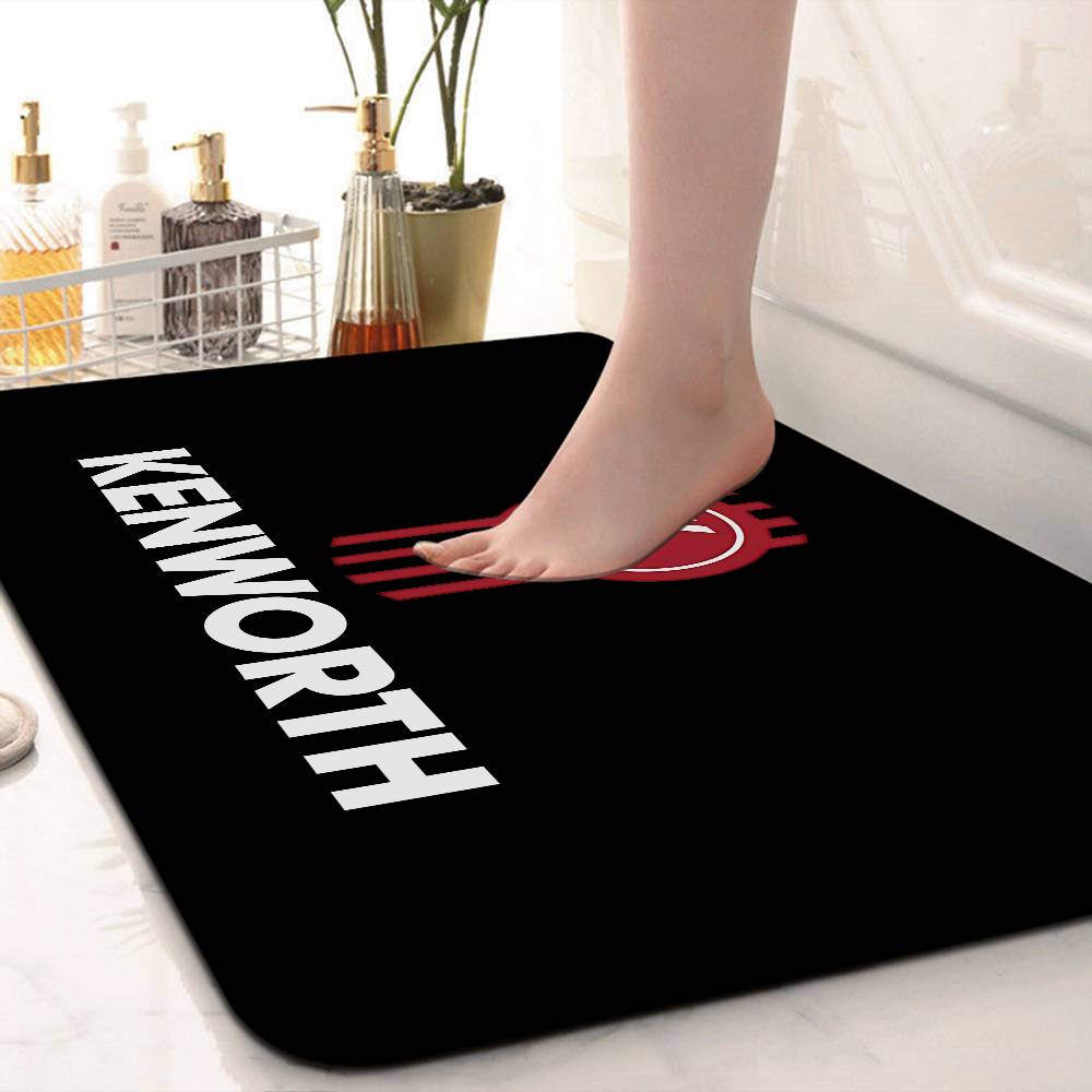 KENWORTH Logo Bath Mat Nordic Style Home Doormat Bathroom-Toilet Mats Bedroom Welcome Doormat