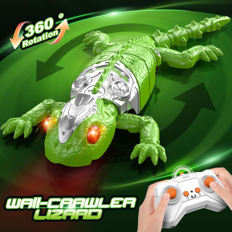 Remote Control Wall Climbing Lizard Toy Simulation Chameleon Model Gecko Creative Tricky