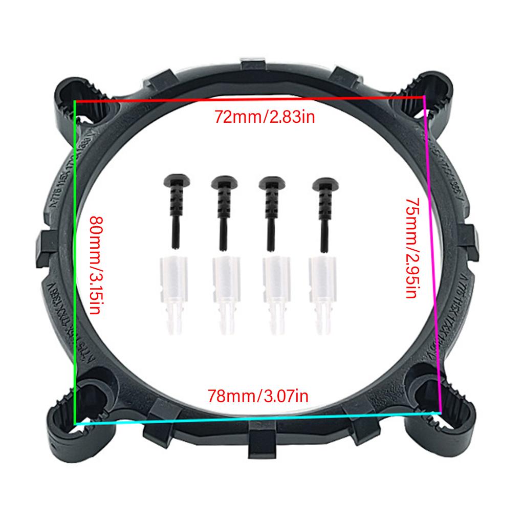 CPU Cooling Fan Bracket Heatsink Holder Base for LGA1150 1200 Improve Game Experience