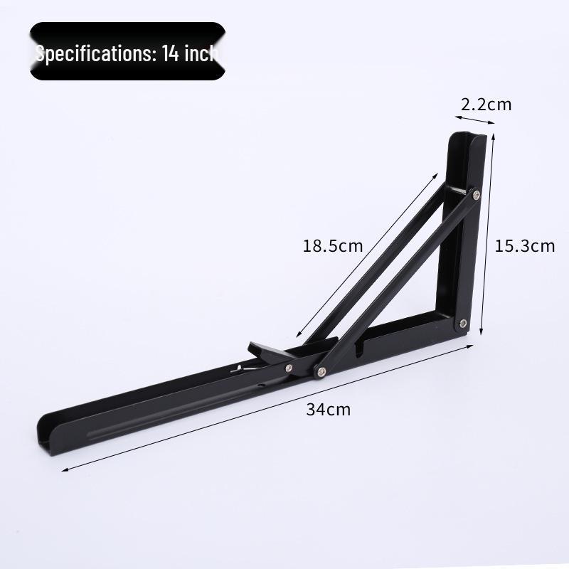 Stainless Steel Folding Triangular Wall Shelf Support Bracket