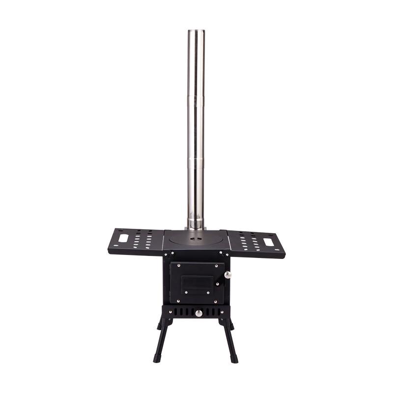 

Li Shen Foldable Outdoor Camping Wood Stove & Grill