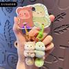 Cute Cute Pet CP Couple Keychain Chain Pendant Female Exquisite Resin Magnetic Doll Schoolbag Pendant