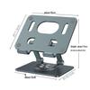 Adjustable 360° Rotating Aluminum Tablet & Phone Stand
