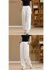 Spring 2026 Women's Cotton & Linen Lantern Pants: Artistic, Sand-Washed, Slimming, Casual Fit