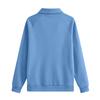 Women's Long Sleeve Button Down Sweatshirt with Collar and Pockets Casual Top