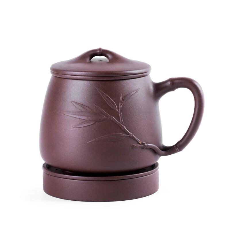 Artisan Zisha Clay Shípiao Tea Set with Bamboo Knot Design