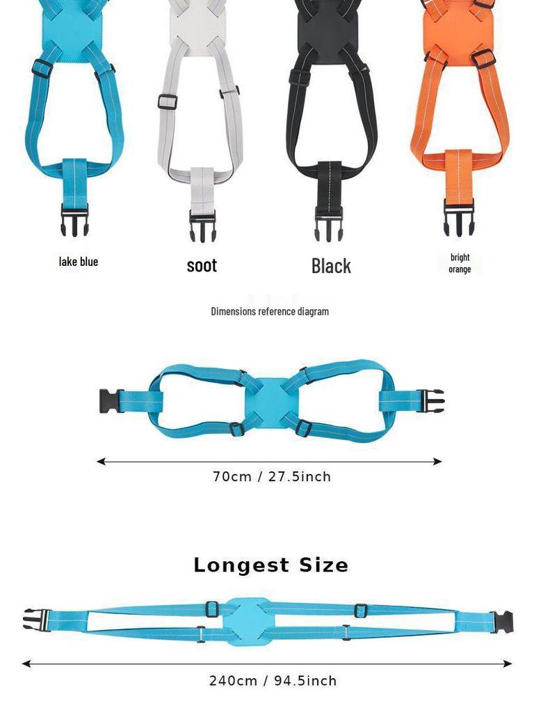 Reinforced Elastic Luggage Straps for Secure Packing