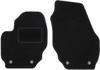 Black Front Floor Mats For: Volvo V70 III Estate (2007-2016)