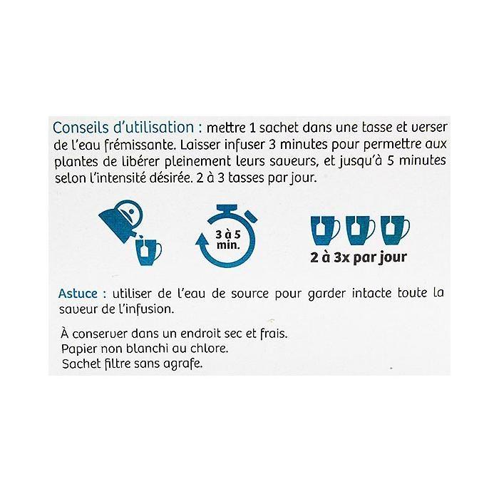 Nutrisanté Infusion Bio Confort de la Gorge 20 sachets