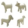 Bulldog Pet Model Display Figurine With Pu Leather For Apparel Presentation
