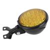 LED Scheinwerfer Fernlicht Abblendlicht Gelbe Linse Wasserdichter LED Scheinwerfer Universell für 12V Motorrad