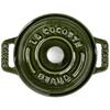 Cocotte en fonte émaillée ronde Staub basilic -…