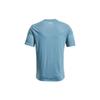 Under Armour Project Rock Printed Logo Crew Neck T-Shirt Men Tops Blue 1370483-416