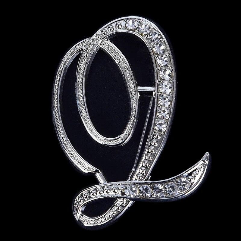 Женская роскошная английская брошь с буквами А-Я — фото 21