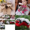 Cozy Women Girls Warm Cartoon Hedgehog Gloves Soft Knitted Winter Mittens