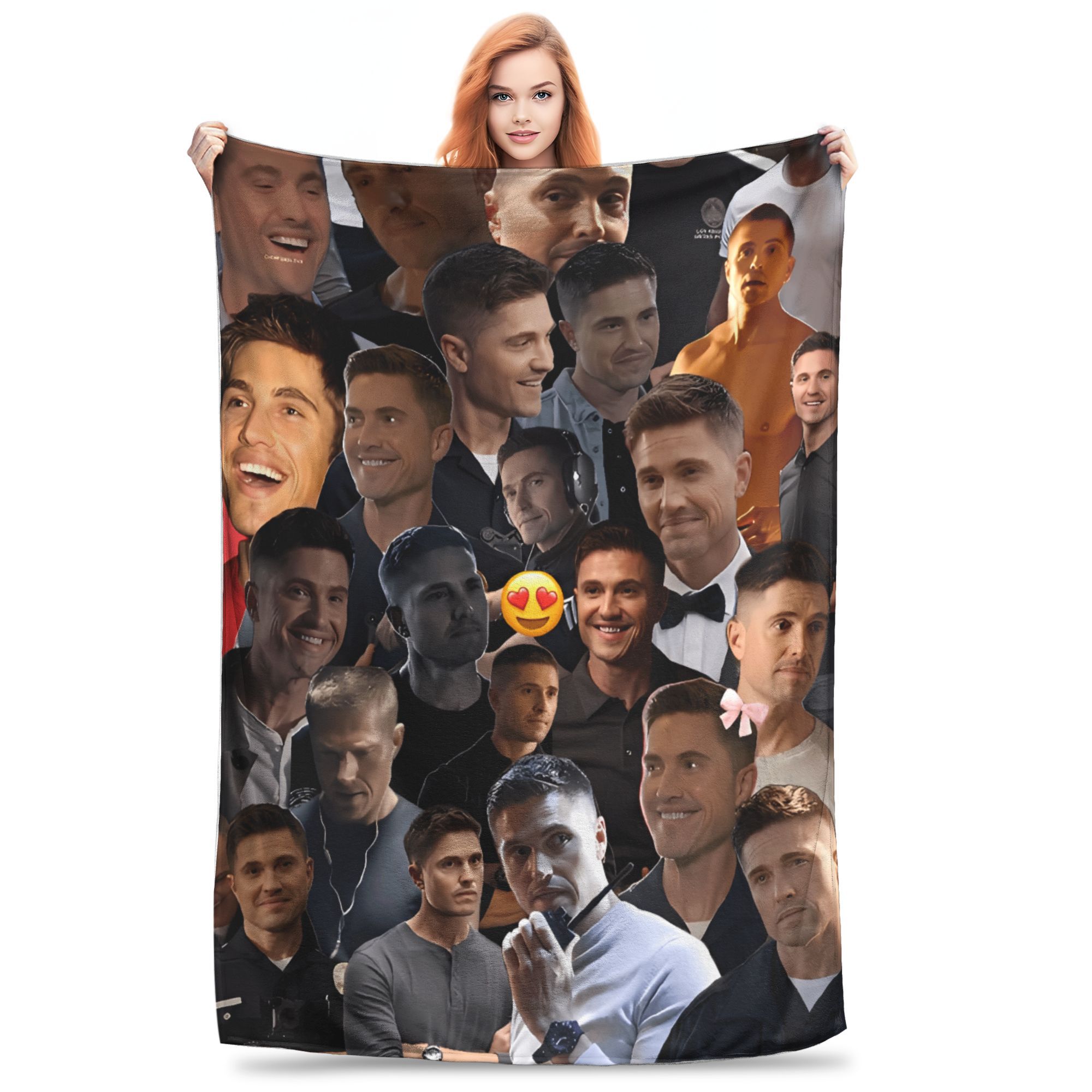 

Tim Bradford Tv Series Flannel Blanket Autumn Warm Soft Throw Blanket for Girls Boys Couch Chair Bedspread Sofa Bed Cover 75x90cm