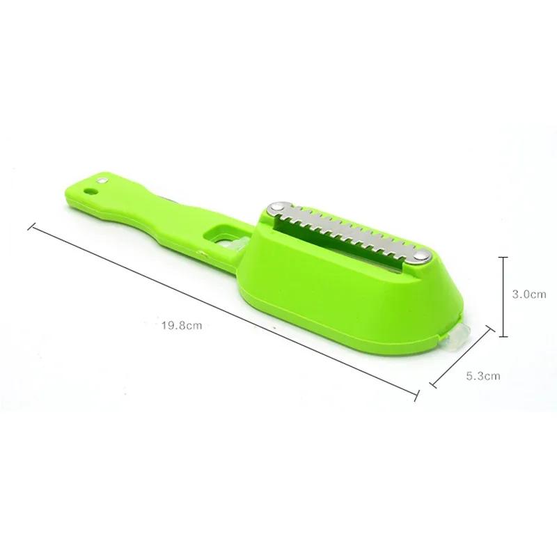 Fish Scale Scraper Fishing Scale Brush Graters Fast Remove Fish Peeler Scalers Cleaning Brush Seafood Tool Kitchen Accessories