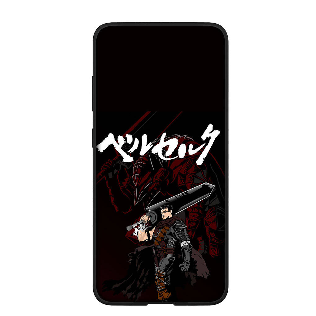 Phone Case for iPhone 17 16 15 Plus X XR 16E Huawei P30 P20 Lite Redmi Note 14 12 11 13 Pro Max OPPO A60 A80 A40 A18 A38 A54 Berserk Guts Anime Cover