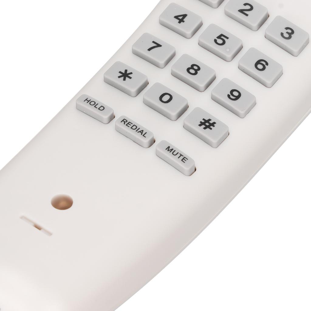 KXT1043   Phone Multifunctional Energy Saving Retro Hotel Wall Phone with Buttons for   Hotel Home(Black )