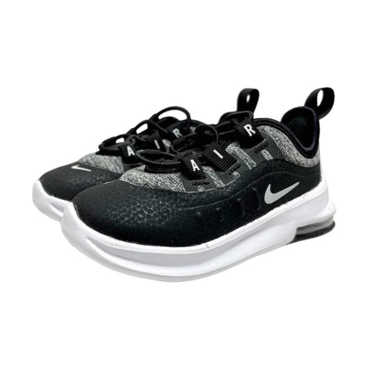Nike Air Max Axis Abrasion Resistant Breathable Low Top Kids' Running Shoes Black White Infant And Toddler AR1666-001