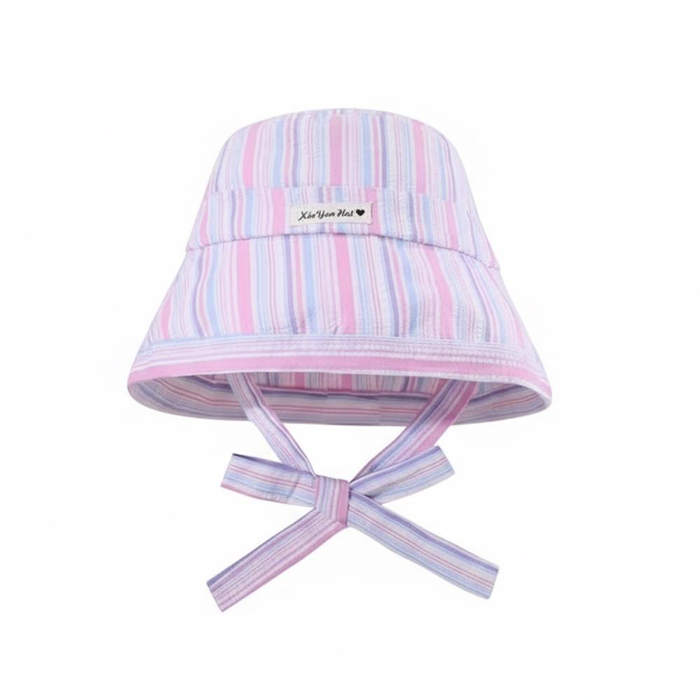 

Шляпа-ведро с широкими полями Шнуровка Солнцезащитная Шляпа Свежая Литературная Рыбацкая Шляпа Женская розовый