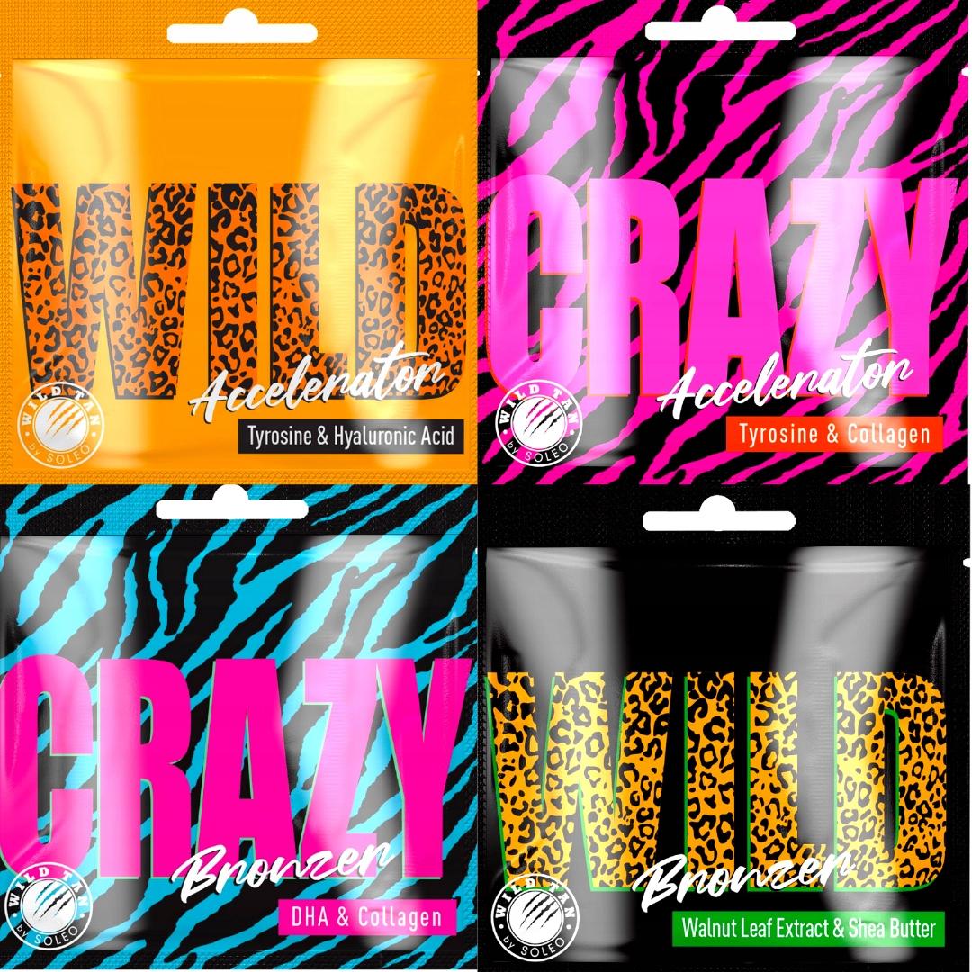 Wild Tan Wild Tanning Sachets Pack x40