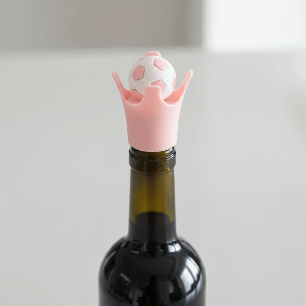 Silicone Soccer Wine Bottle Stopper Dust-Proof Wine Freshness-preserving Stopper Party