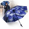 UV-Schutz Bedruckter Regenschirm Mehrzweck Automatischer Regenschirm Faltbarer Regenschirm Bei Regen oder Sonnenschein