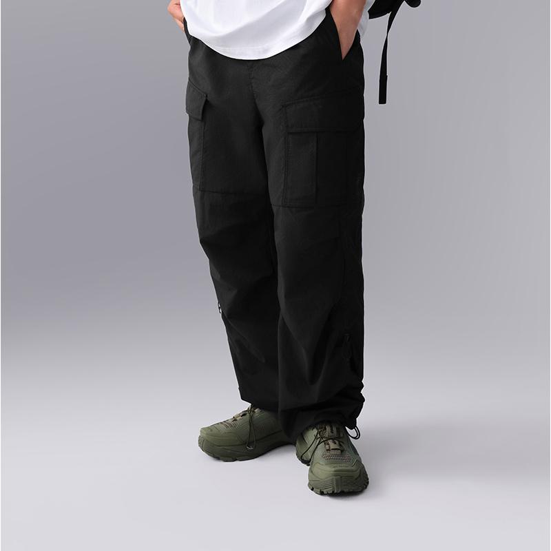 Li Ning CF Casual Solid Color Mid Waist Straight Leg Sports Pants Men bottoms Black AYKU627-1