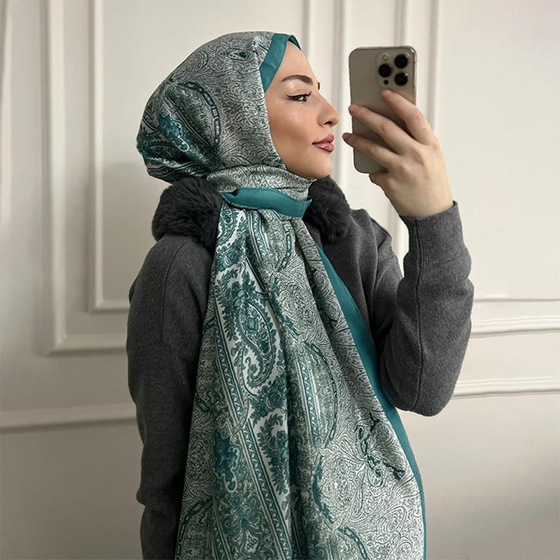 Luxury  Shawl Bohemian Style Cashew Print Scarf Shawl Hijab Scarf Female Foulard Soft Turban Head Wraps