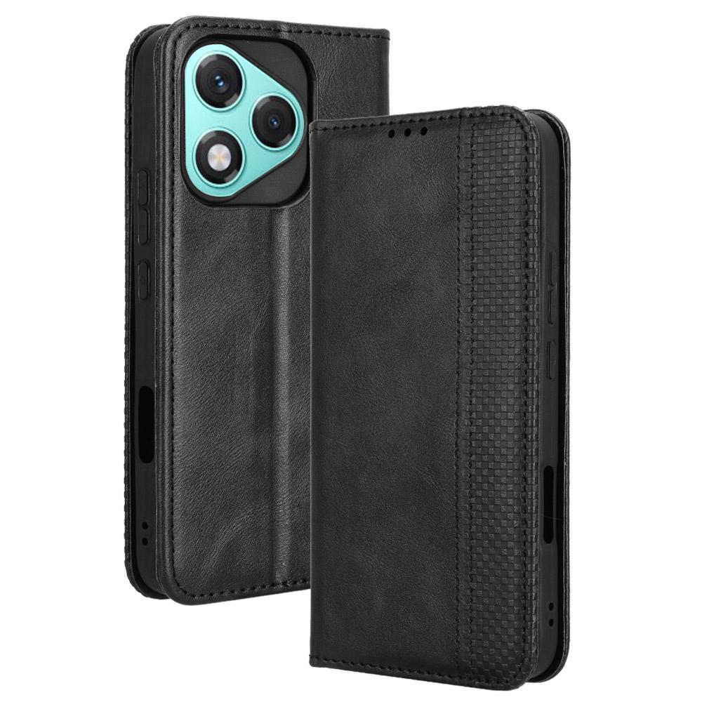 Flip Cover For Honor 400 Lite Leather Case [Flip Vintage Leather] Wallet Shockproof Durable Retro Phone Case