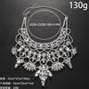 Exaggerated Necklace Design Sense Oversized Rhinestone Necklace Flash Pageant Accessories Women Necklace