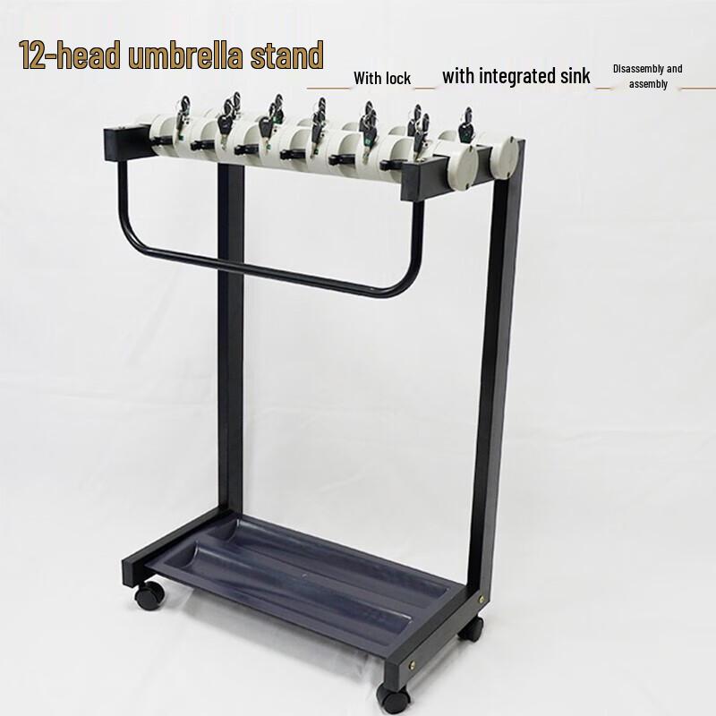 Tri-polar TP7100 6-Slot Locking Umbrella Stand