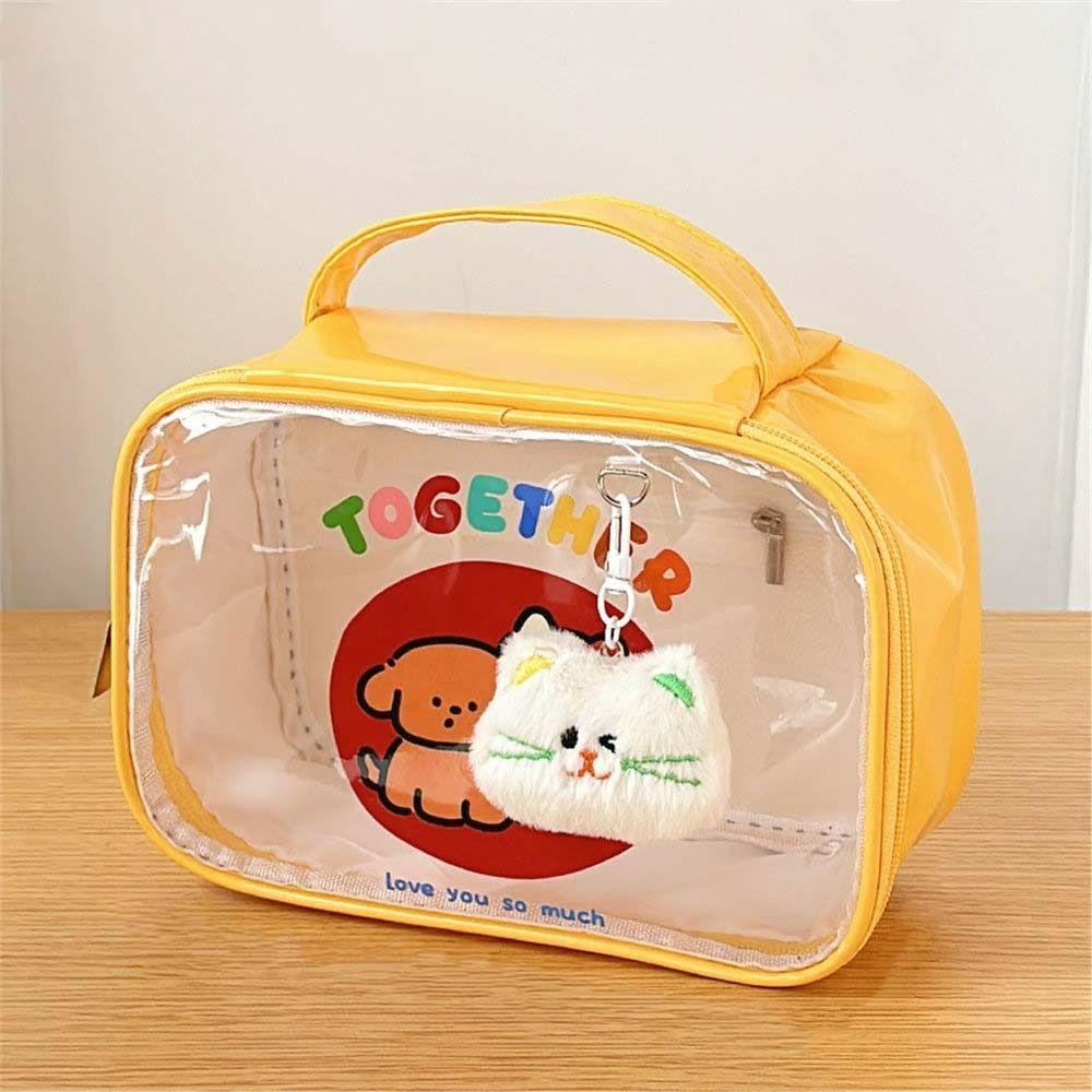 Makeup Brush Storage Cartoon PVC Cosmetic Bag Wash Pouch Cosmetic Cases  Travel